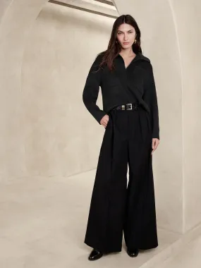 BANANA REPUBLIC BLUSA MUJER MANGA LARGA AIKE WOOL-BLEND